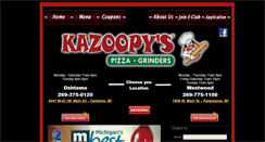 Desktop Screenshot of kazoopyspizza.com